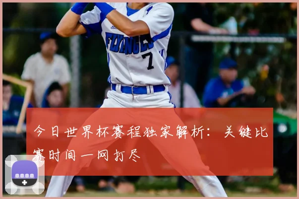 今日世界杯赛程独家解析:关键比赛时间一网打尽